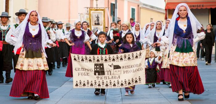 The Feast of Saint Isidoro in Teulada, Sardinia, Italy. Copyright © 2022 Terence Carter / Grantourismo. All Rights Reserved.