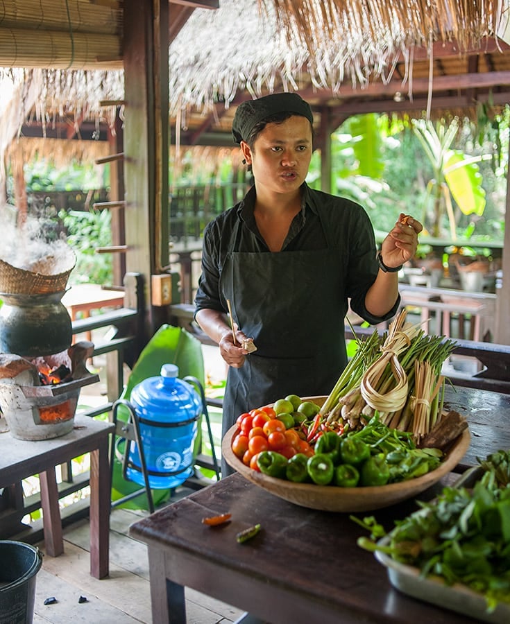 Tamarind Lao Cooking Course in Luang Prabang, Laos. Copyright © 2022 Terence Carter / Grantourismo. All Rights Reserved.