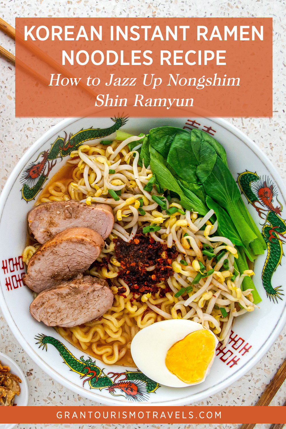 Korean Instant Ramen Noodles Recipe for Nongshim Shin Ramyun