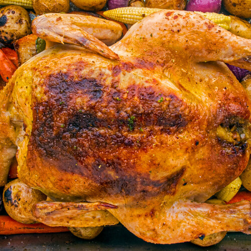 Best Roast Chicken Recipe with Aromatic Cambodian Herb Butter and Stuffing. Copyright © 2022 Terence Carter / Grantourismo. All Rights Reserved.