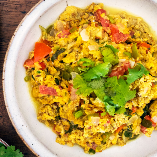 Egg Bhurji Recipe With a Twist on India's Popular Scrambled Eggs Dish. Copyright © 2022 Terence Carter / Grantourismo. All Rights Reserved.