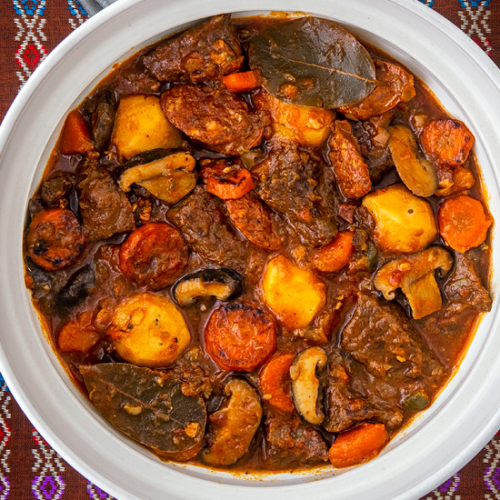 Russian Beef Stew Recipe for Solyanka, an Ancient Dish for Modern Times. Copyright © 2022 Terence Carter / Grantourismo. All Rights Reserved.