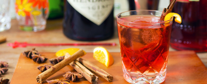 Classic Negroni with Spices. Christmas Cocktail Recipes. Copyright © 2022 Terence Carter / Grantourismo. All Rights Reserved.