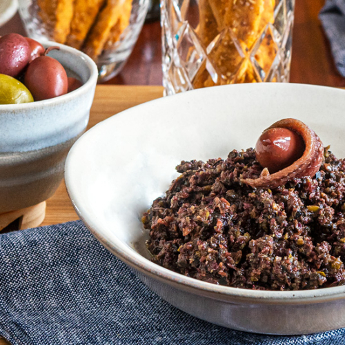 Easy Olive Tapenade Recipe for the Traditional French Tapenade Recipe. Mediterranean Pantry Essentials. Copyright © 2022 Terence Carter / Grantourismo. All Rights Reserved.