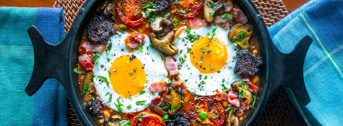 Full English Breakfast Recipe for a One-Pan British Fry-Up for Two to Share. 10 Most Popular Recipes of September. Copyright © 2022 Terence Carter / Grantourismo. All Rights Reserved.
