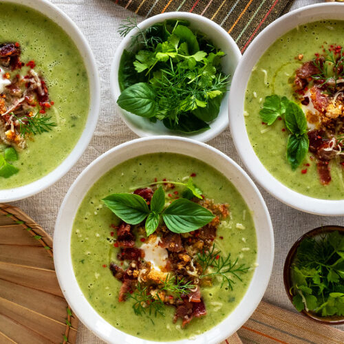 Broccoli and Potato Soup Recipe with Cheddar Cheese, Crispy Bacon and Crunchy Croutons. most popular recipes of October. 31 recipes to cook in May 2025. Copyright © 2022 Terence Carter / Grantourismo. All Rights Reserved.
