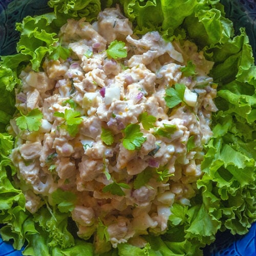 Chicken Egg Salad Recipe for a Creamy Chicken Salad or Sandwich Filling