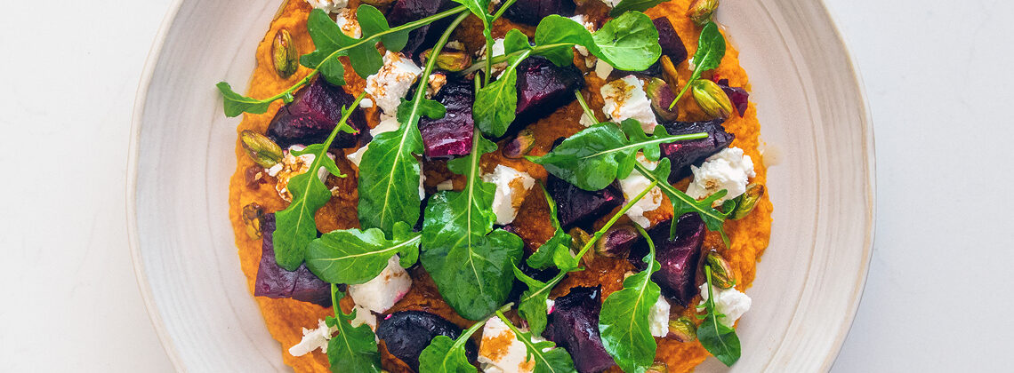 Beetroot Salad Recipe with Feta, Rucola and Pistachios on Cumin Spiced Carrot. best beetroot recipes. Copyright © 2023 Terence Carter / Grantourismo. All Rights Reserved.
