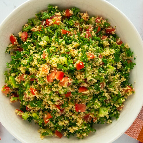 Tabbouleh Recipe with Couscous for a Quick and Easy Tabbouli Salad. Copyright © 2023 Terence Carter / Grantourismo. All Rights Reserved.