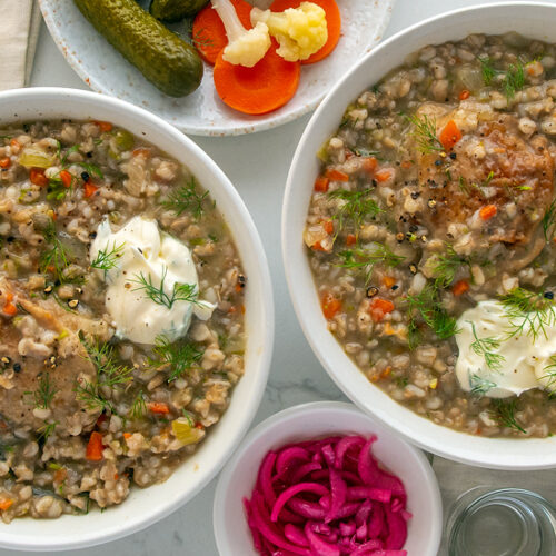 Chicken Barley Soup Recipe That Evolves Into a Hearty Savoury Porridge. 10 most popular recipes of August 2023. Copyright © 2023 Terence Carter / Grantourismo. All Rights Reserved.