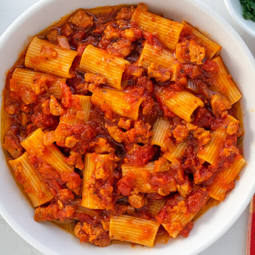 Spicy Italian Sausage Pasta Recipe from Calabria in Southern Italy. 23 Most Popular Recipes of 2023