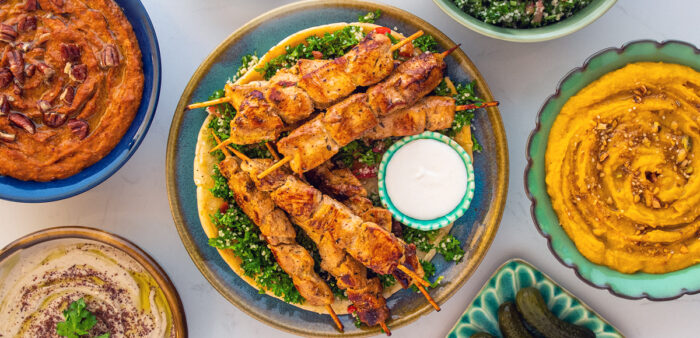 Shish Tawook Recipe for Lebanese Grilled Chicken Skewers. 31 recipes to cook in May