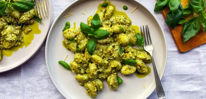 Basil Pesto Gnocchi Recipe with Homemade Pesto alla Genovese Sauce. Copyright © 2024 Terence Carter / Grantourismo. All Rights Reserved.