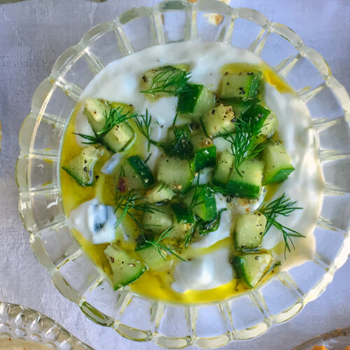 Tzatziki Recipe for an Easy Authentic Greek Yoghurt Cucumber Dip. Copyright © 2024 Terence Carter / Grantourismo. All Rights Reserved.
