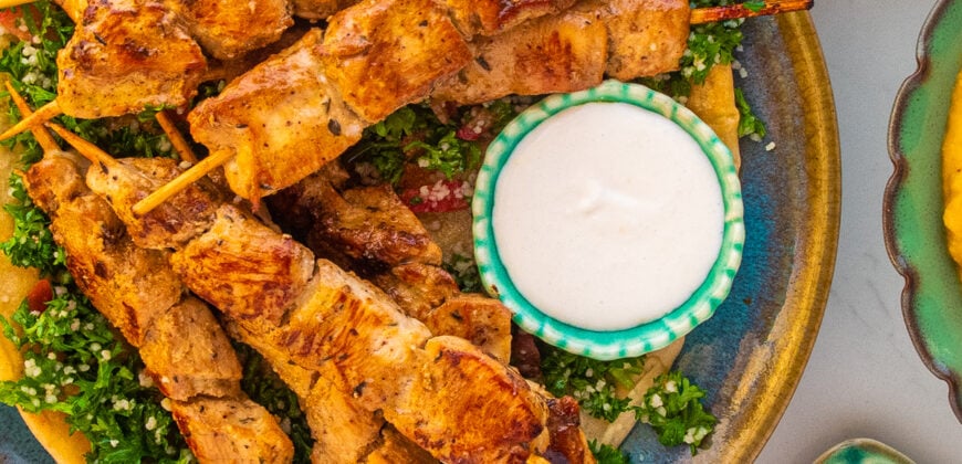 Toum Recipe for Traditional Lebanese Garlic Sauce That's Addictively Delicious. Copyright © 2024 Terence Carter / Grantourismo. All Rights Reserved.