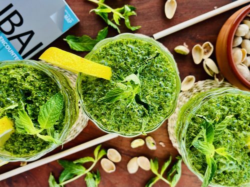 Middle Eastern Mint Lemonade Recipe for Limon Na'naa
